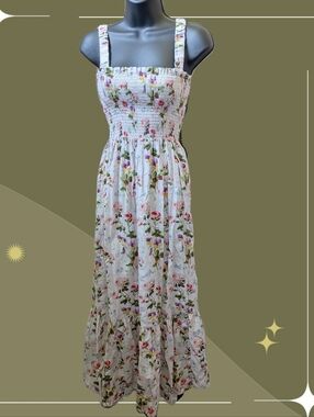 ✨nWot Hill House Anjuli Nap Dress In Pink Floral Print Size XS